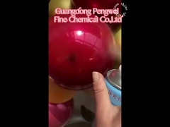 بالون لامع غير قابل للتآكل بخاخ شفاف مضاد للأكسدة