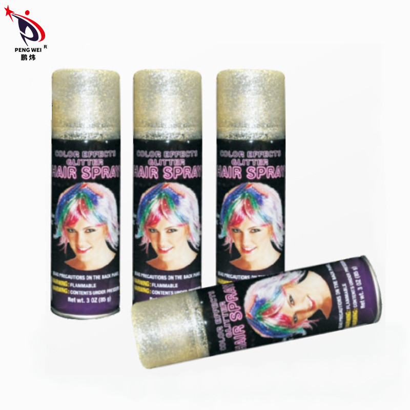 رذاذ الشعر اللامع للهالوين من Good Fragrance 150 مل بخاخ صبغ ولون الشعر اللامع