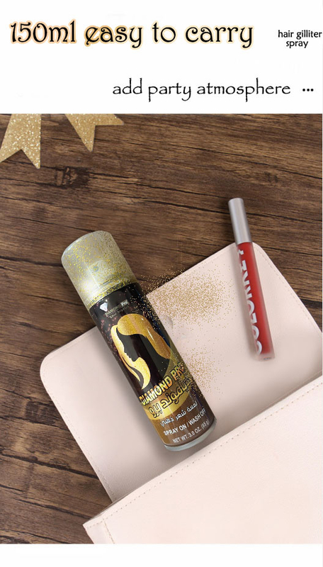 رذاذ الشعر اللامع للهالوين من Good Fragrance 150 مل بخاخ صبغ ولون الشعر اللامع